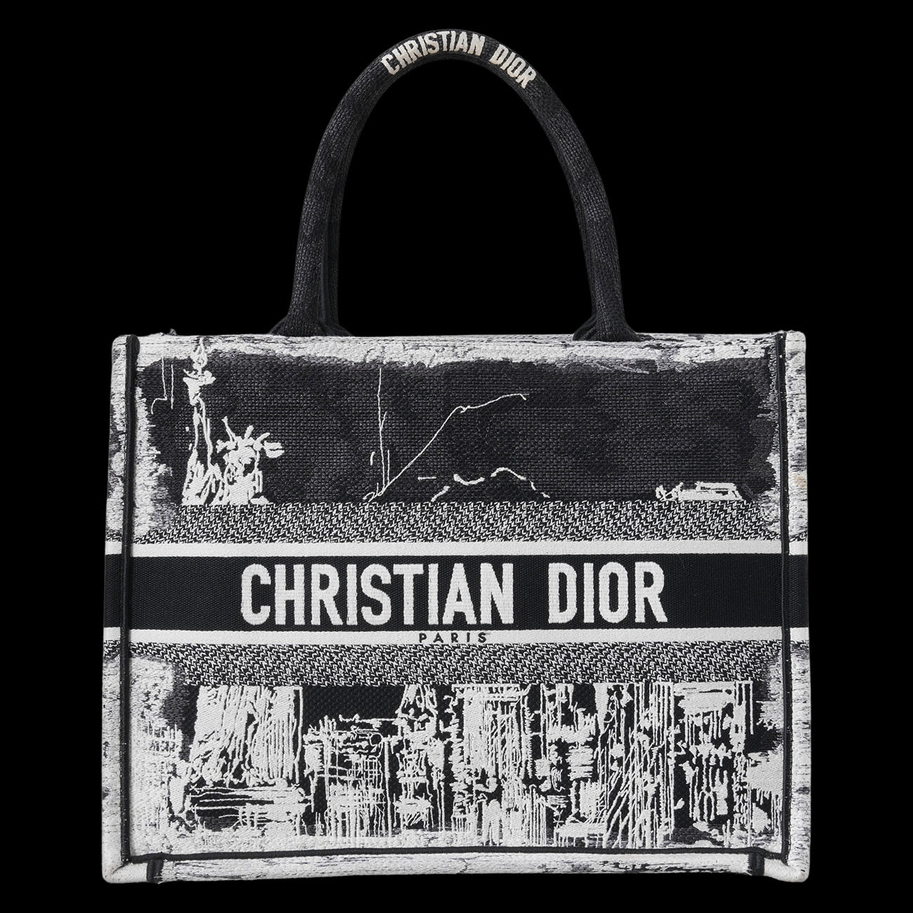 CHRISTIAN DIOR(USED)디올 시즌 북토트 미듐